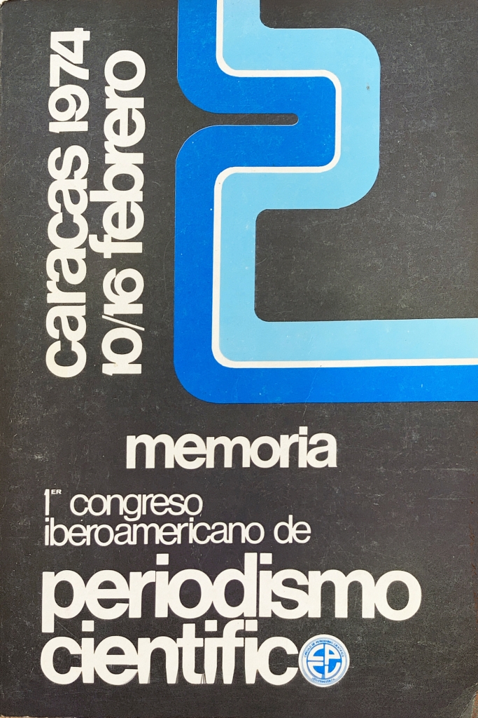 Portada de la Memoria del Primer Congreso Iberoamericano de Periodismo Científico